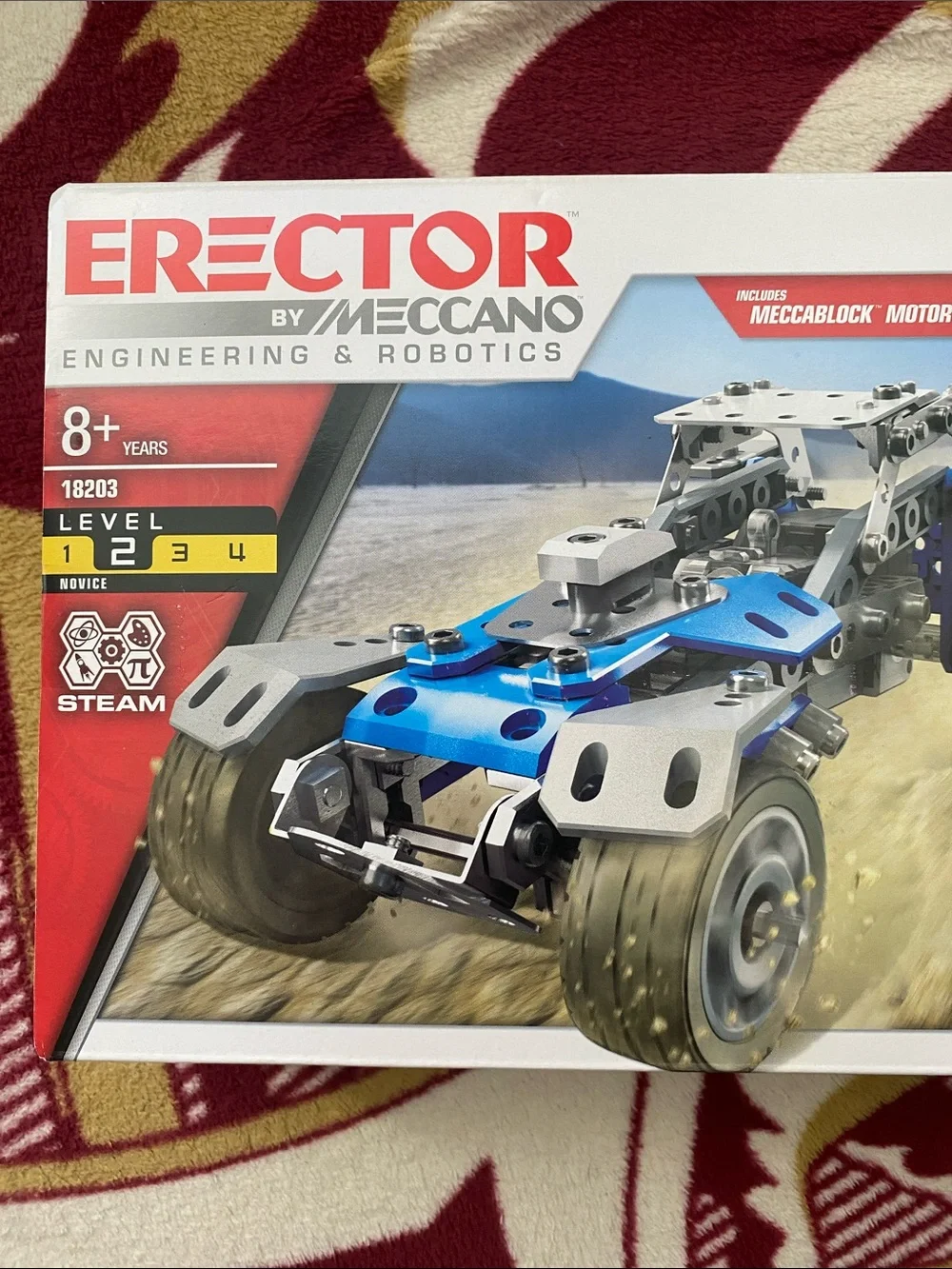 Rally Racer 10-in-1 Building Kit - Blue & Silver